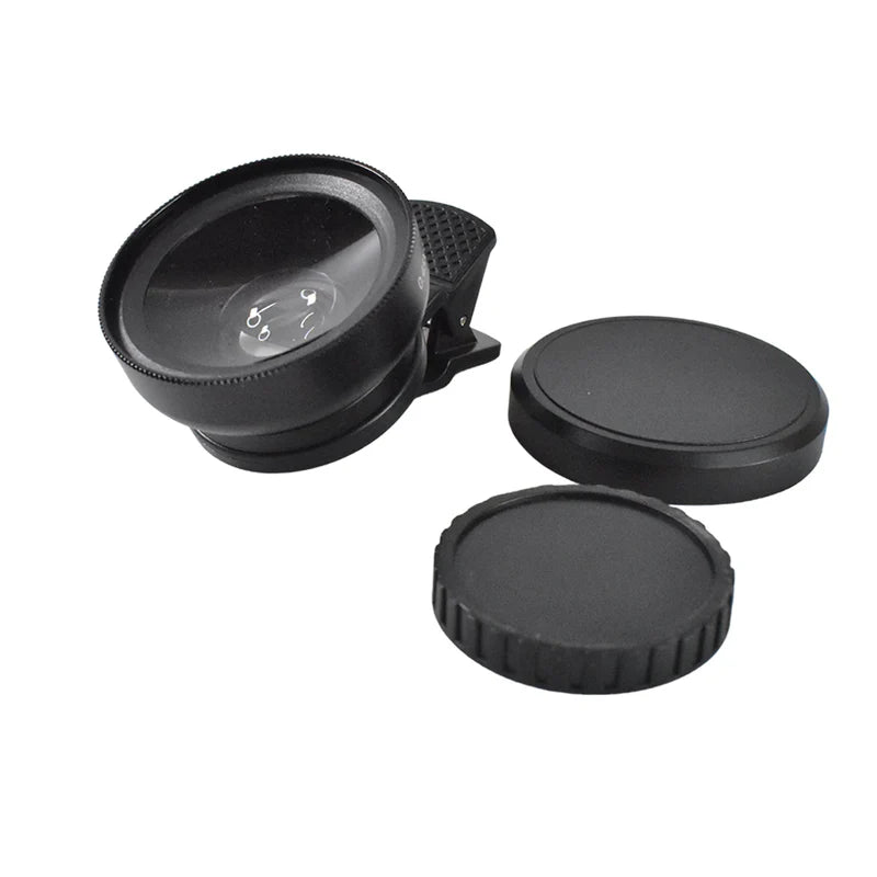 0.45X Wide Angle & Macro External Phone Camera Lens with Clip – Universal Mobile Lens