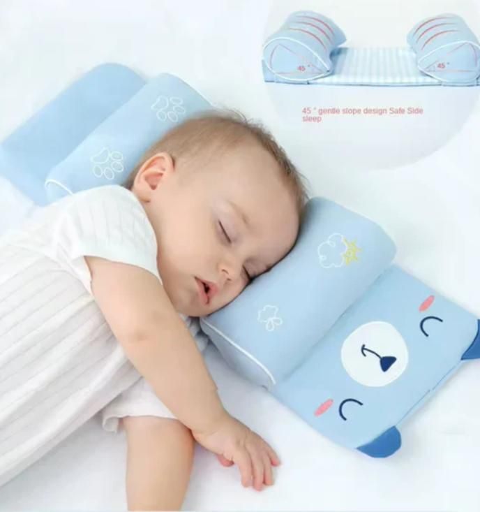 Baby Head Shaping Pillow – Soft Newborn Infant Support Cushion | Prevent Flat Head Syndrome