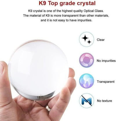 Astronaut 3D Crystal Ball Lamp | LED Night Light with Wooden Base | Space Galaxy Decoration