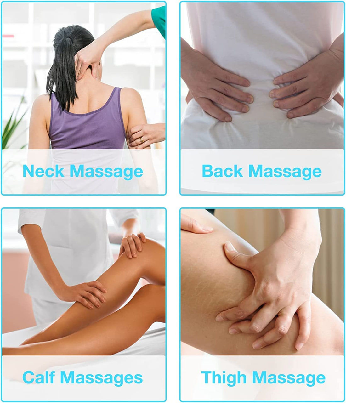 Neck and Shoulder Massager Roller | Manual Muscle Relaxer | Pain Relief Tool