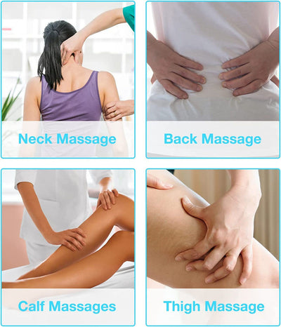 Neck and Shoulder Massager Roller | Manual Muscle Relaxer | Pain Relief Tool